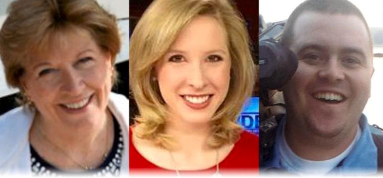 Alison Parker, Adam Ward, Vicki Gardner